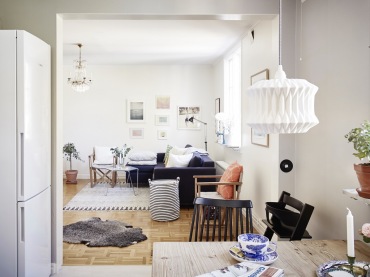 Mieszkanie, jak marzenie ! Dobry metraż, bo 74 m2, to już coś :), skandynawski styl w optymalnej aranżacji ze stylowymi...