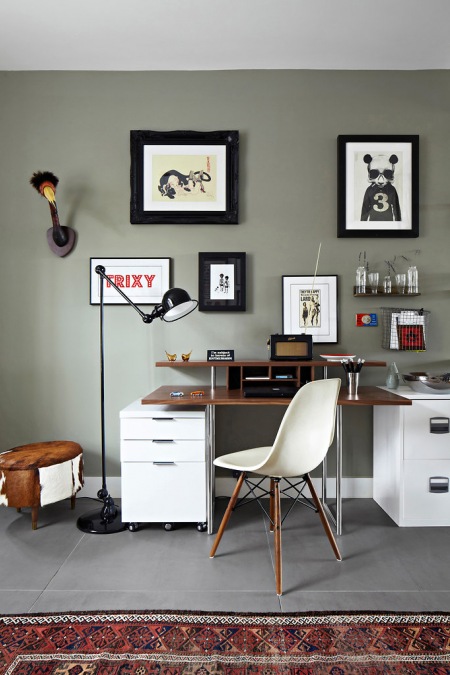 Pomysł na domowe biuro w nowoczesnym stylu