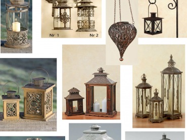 Lampiony stylowe,lampiony wiszące,lampiony stojace,srebrne lampiony,żeliwne lampiony,naścienne lampiony,lampiony szpilki,retro lampiony,mosiężne lampiony (33032)