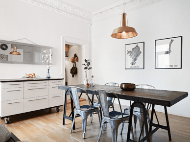 Jak połączyć styl skandynawski i styl vintage na jednej przestrzeni małego mieszkania ? (21073)