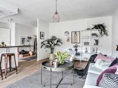 Jak urządzić mieszkanie w otwartej przestrzeni  w stylu skandynawskim ? (48394)