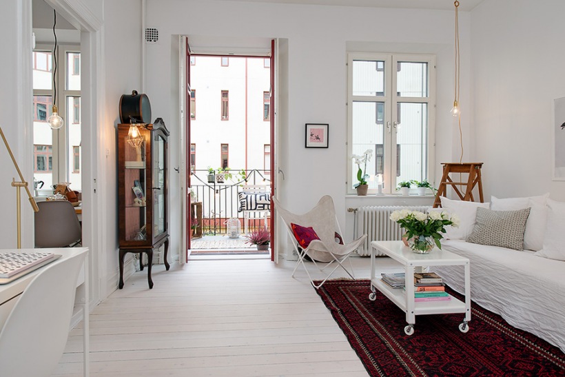 Jak urządzić  ładnie salon w skandynawskim stylu ?