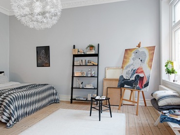 kolejne mieszkanie skandynawskie - biało-czarna aranżacja w klasycznym, współczesnym nordyckim stylu. Niby nic nowego,...