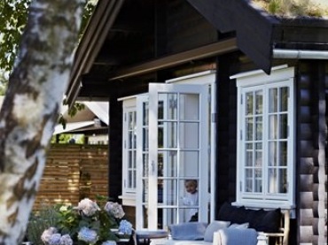 dom dla tych, którzy zechcieliby zamieszkać na skandynawskiej wsi - nowoczesny domek, nie tylko na lato, dla miłośników...
