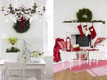 piękne inspiracje świąteczne w ulubionym stylu skandynawskim - szwedzki dizajner Eva Lindh - proste, ujmujące i zawsze...
