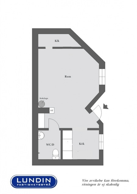 Plan mieszkania 35 m2
