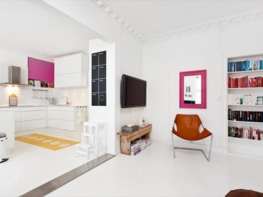 nieskazitelny, estetyczny,piękny  - aranżacja mieszkania w bieli w stylu skandynawskim - to przestronny i pełen światła...