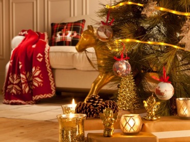 Świąteczne dekoracje złote (31397)