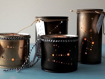 Gotowe latarenki DIY z gwiezdnym motywem (51027)