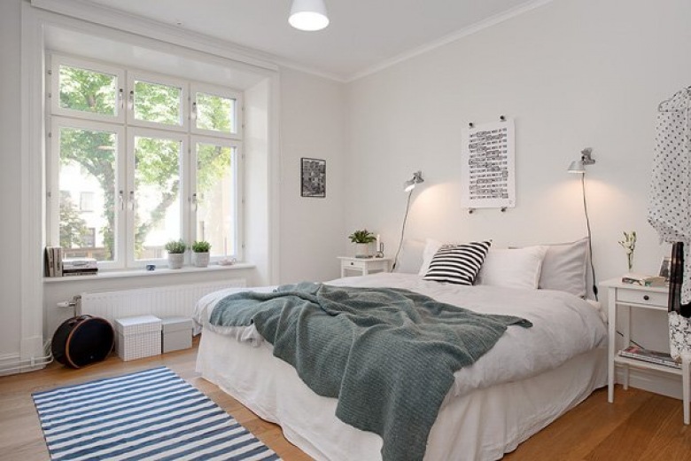 23 inspirujące pomysły na zaaranżowanie małej sypialni :) (41080)