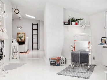 bardzo szykowny domek w bieli w wyjątkowej mieszance skandynawskiej ze stylem country,Estetycznie, prosto, z...
