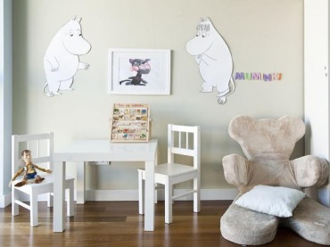 Pikeny pokoj dla dzieci, szczegolnie poodba mi sie polacenie bieli i kolor scian:)