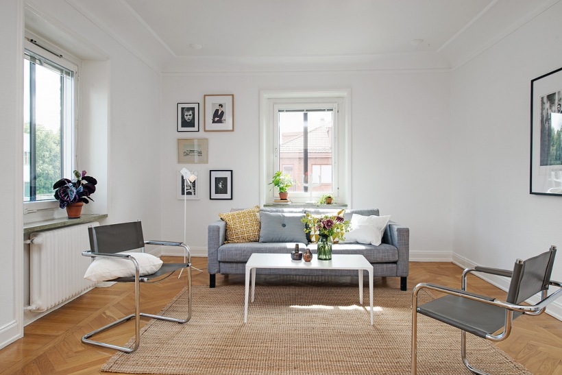 Skandynawskie wnętrze: Przepiękne mieszkanie w Szwecji – LEMONIZE.ME