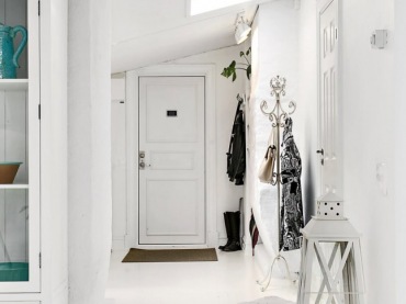 bardzo szykowny domek w bieli w wyjątkowej mieszance skandynawskiej ze stylem country,Estetycznie, prosto, z...