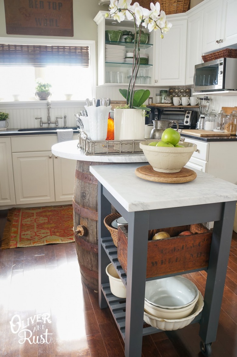 Prosty projekt do własnego mieszkania, czyli inspiracja DIY jak zyskać dodatkową przestrzeń roboczą w kuchni! (49129)