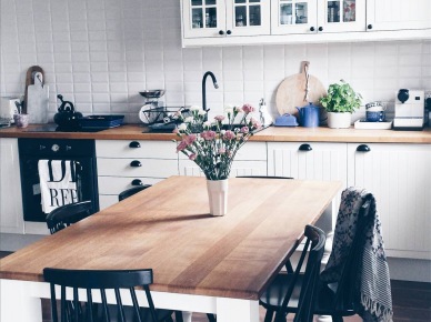 Czarne dodatki do kuchni i jadalni w skandynawskim stylu (51155)