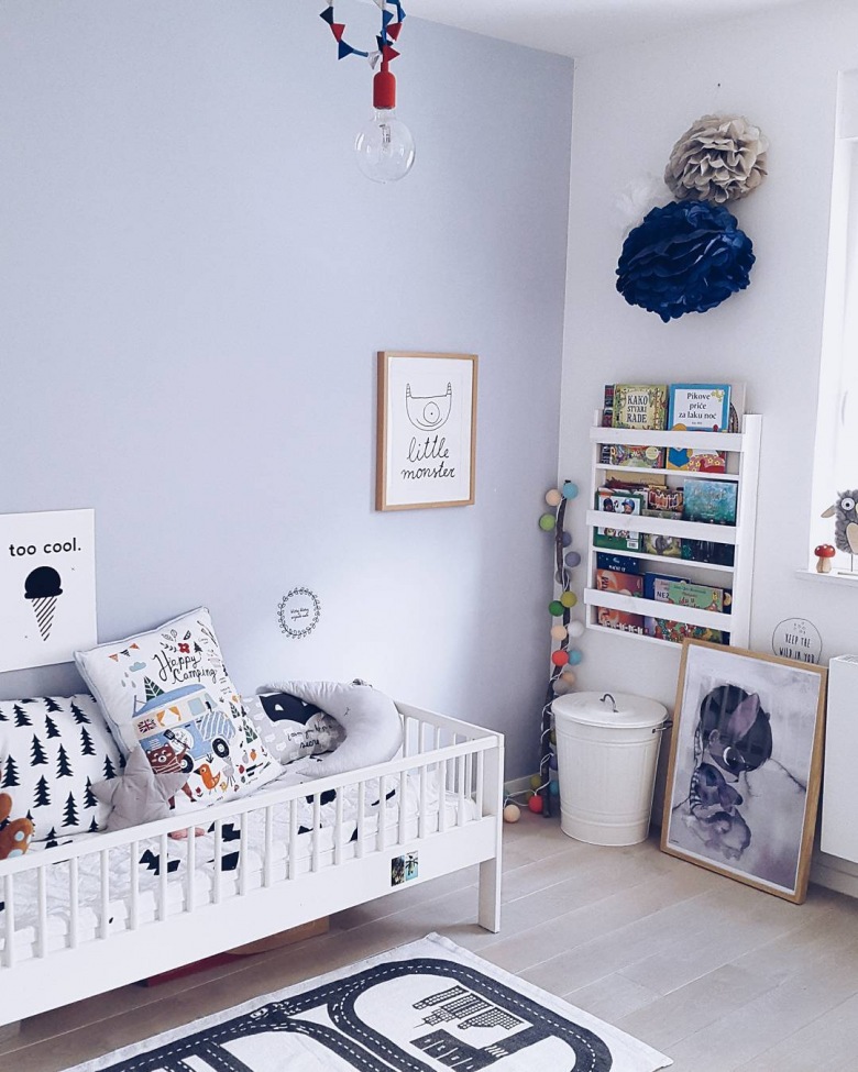 Wnętrza tygodnia z instagramu, czyli jasne mieszkanie z uroczym pokojem dziecięcym (51429)