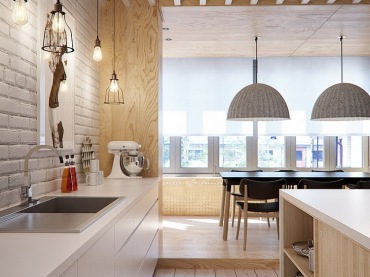 kolejny doskonały projekt mieszkania dla młodych ludzi - to wizualizacja 3d mieszkania w stylu skandynawskim....