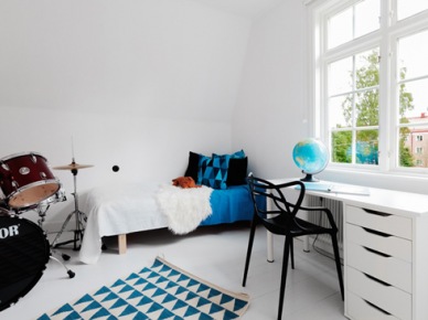 Pokój dla nastolatka  w stylu skandynawskim (24278)