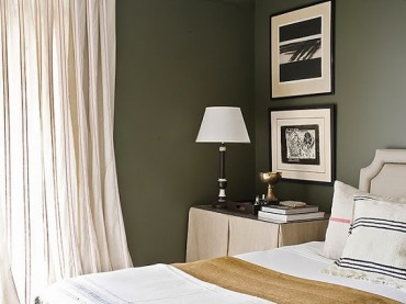 piękne łóżko zaaranżowane subtelnie i z elegancją - to przykład harmonii, wysublimowanej kompozycji i kunsztu w doborze kolorów - wzór...