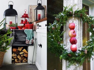 piękne inspiracje świąteczne w ulubionym stylu skandynawskim - szwedzki dizajner Eva Lindh - proste, ujmujące i zawsze...