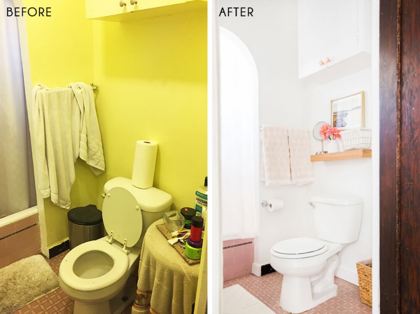 Inspirująca łazienka before & after