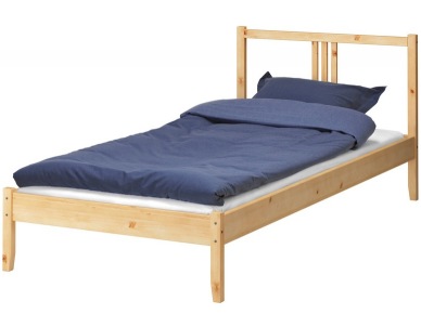 Drewniana rama łóżka IKEA (50707)