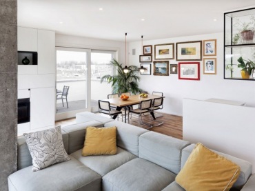jak urządzić salon w nowoczesnym stylu ? trzeba wybrać proste bryły sof i mebli, biały i szary kolor do wnętrza i minimalne dekoracje , najlepiej...