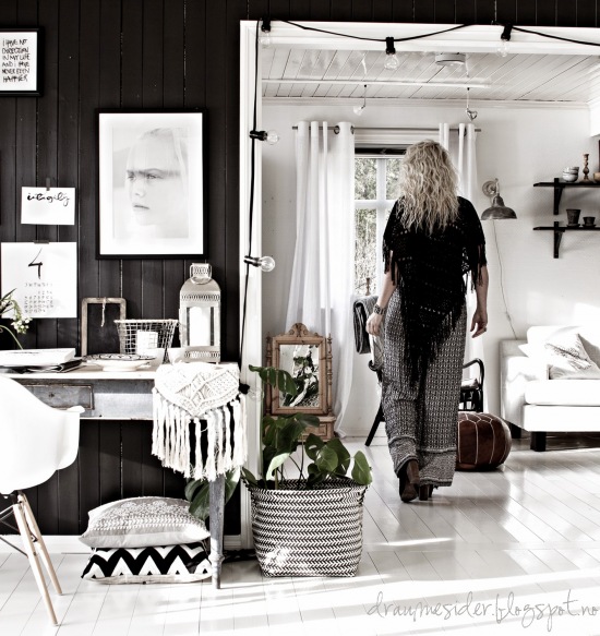 Jak urządzić dom w biało-czarnych kolorach w stylu skandynawskim ?