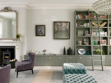 jedna z najpiękniejszych aranżacji domu w Anglii w eklektycznym stylu - elegancka, mieszana stylowo i kolorowo, ale w...