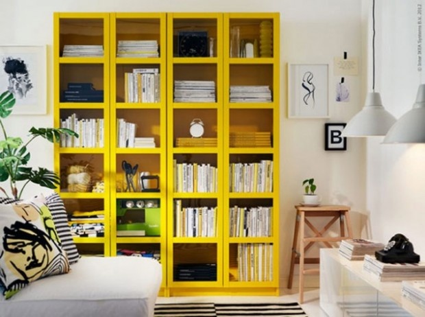 Żółty kolor we wnętrzach,żółty kolor na scianie,żółte akcenty w mieszkaniu,jak dekorować dom w żółtym kolorze,jak używać żółtego koloru,żółte dekoracje i dodatki do wnętrz,co pasuje do żółtego koloru,żółte meble,żółte