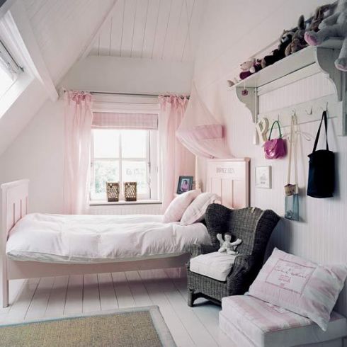 Różowy pokój dla dziewczynki, nastolatki