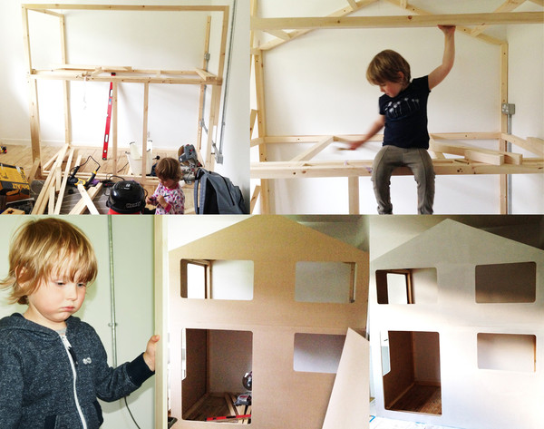 Budowa domku do spania w pokoju dziecięcym
